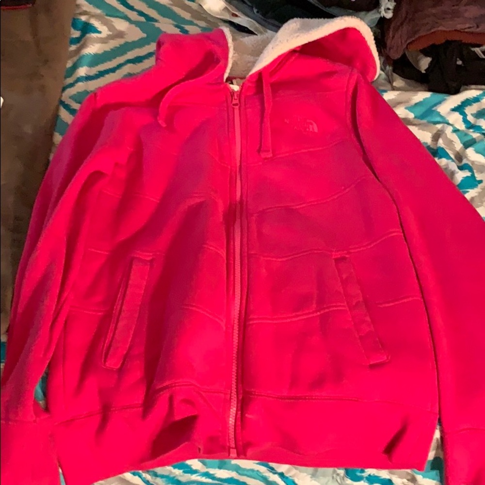 North Face zip-up jacket